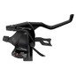 LEVIER-MANETTE VTT SUNRACE STM500 8x3V. NOIR POUR FREIN V-BRAKE COMPATIBLE SHIMANO (PAIRE)