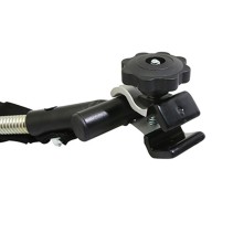 Attache remorque velo pour remorque enfant fixation sur base avec molette (partie flexible fixation sur la remorque)