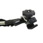Attache remorque velo pour remorque enfant fixation sur base avec molette (partie flexible fixation sur la remorque)