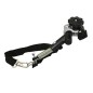 Attache remorque velo pour remorque enfant fixation sur base avec molette (partie flexible fixation sur la remorque)