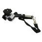 Attache remorque velo pour remorque enfant fixation sur base avec molette (partie flexible fixation sur la remorque)