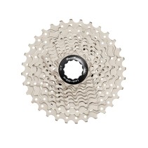 Cassette 10v. Sunrace 11-28 rs1 pour Shimano route (niveau 105) metallic silver