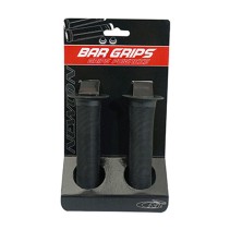 POIGNEE BMX NOIR L. 130mm  D. 19mm POUR CINTRE 152967 (PAIRE)