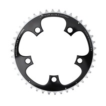 PLATEAU ROUTE 5BRA D.110 TA ZEPHYR 40DTS EXTERIEUR NOIR ALU 7075 TYPE SHIMANO 9-10V.