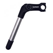 POTENCE CITY A PLONGEUR ERGOTEC OCTOPUS REGLABLE 25.4mm POUR CINTRE 25.4mm L 90mm NOIR (plongeur 230mm)  NIVEAU 4 POUR