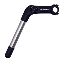POTENCE CITY A PLONGEUR ERGOTEC OCTOPUS REGLABLE 25.4mm POUR CINTRE 25.4mm L 110mm NOIR (plongeur 230mm) NIVEAU 4 POUR