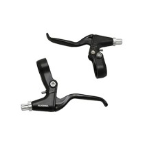 LEVIER DE FREIN VTT-VTC 3 DOIGTS NEWTON ALU NOIR POUR V-BRAKE (PAIRE)