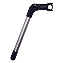 POTENCE CITY A PLONGEUR ERGOTEC OCTOPUS REGLABLE 25.4mm POUR CINTRE 25.4mm L 90mm NOIR (plongeur 300mm)  NIVEAU 4 POUR