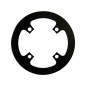 PROTEGE CHAINE/FLASQUE DIAM 104 EXTER 38DTS NOIR ALU 5083 STRONG (E BIKE/VAE) 4 BRANCHES