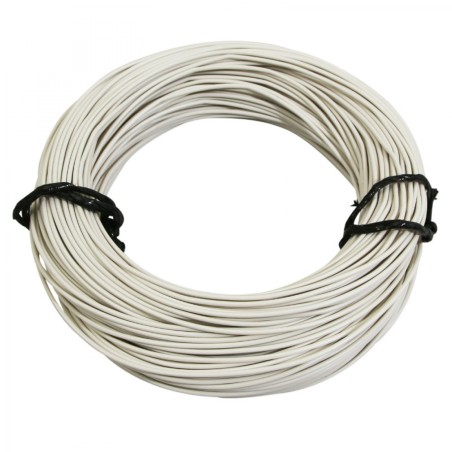 FIL ELECTRIQUE  0,50mm2  7-10  MULTIBRIN  BLANC (50M)