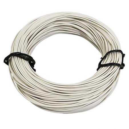 FIL ELECTRIQUE  0,50mm2  7-10  MULTIBRIN  BLANC (50M)