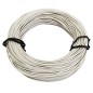 FIL ELECTRIQUE  0,50mm2  7-10  MULTIBRIN  BLANC (50M)