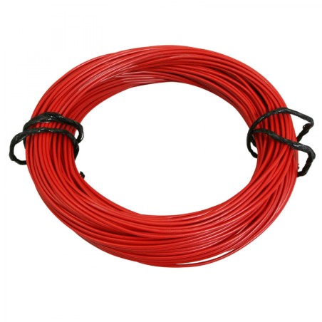 FIL ELECTRIQUE  0,50mm2  7-10  MULTIBRIN  ROUGE (50M)