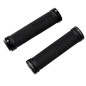 POIGNEE VELO PROGRIP 999 LOCK ON SIMPLE AVEC ANNEAUX COULEUR NOIR 125MM (PR)