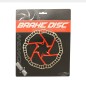 Disque de frein vtt 6 trous Newton brakco compatible Shimano et autres 160mm argent centre rouge   6 vis