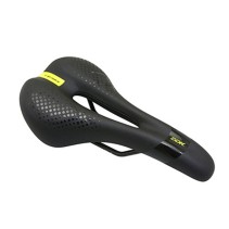 SELLE NEWTON ROUTE ERGONOMIC NOIR A MEMOIRE DE FORME AVEC TROU CENTRAL 272x140mm