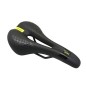 SELLE NEWTON ROUTE ERGONOMIC NOIR A MEMOIRE DE FORME AVEC TROU CENTRAL 272x140mm