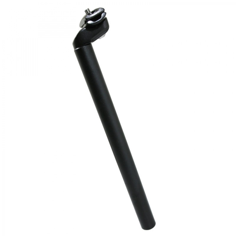 TIGE DE SELLE VTT ALU NOIR MAT DIAM 25.4  L350mm