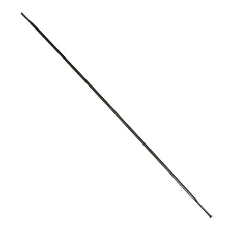 RAYON INOX NOIR TETE DROITE DT SWISS AERO 2-2.3-2mm L 295mm SANS ECROU (UNITE) POUR ROUE R24 COTE OPPOSE CASSETTE