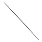 RAYON INOX NOIR TETE DROITE DT SWISS AERO 2-2.3-2mm L 295mm SANS ECROU (UNITE) POUR ROUE R24 COTE OPPOSE CASSETTE