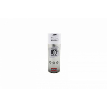 APPRET PEINTURE AREXONS PRIMER 100% ACRYLIQUE SPECIAL PLASTIQUE TRANSPARENT (AEROSOL-BOMBE 400 ml) (3441)