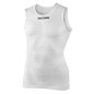 MAILLOT DE CORPS ETE SANS MANCHE BIOTONIK BLANC MAILLE AERE TAILLE UNIQUE - ABSORBE LA TRANSPIRATION, TRAITE ANTI-BACTERIEN