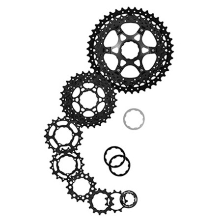 Cassette 11v. Sunrace 11-32 rs3 pour Shimano route noir