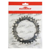 PLATEAU VTT 4BRA D.104 POUR SUNRACE 32DTS TRIPLE MILIEU NOIR ALU COMPATIBLE AUTRES MARQUES