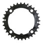 PLATEAU VTT 4BRA D.104 POUR SUNRACE 32DTS TRIPLE MILIEU NOIR ALU COMPATIBLE AUTRES MARQUES