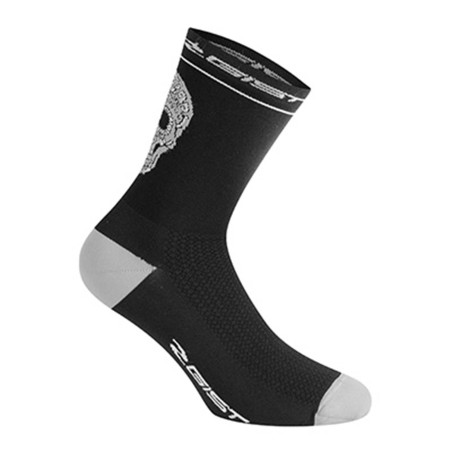 CHAUSSETTES-SOCQUETTES ETE GIST CRANE NOIR-GRIS 36-39 ANTIBACTERIEN - HAUTEUR 18CM (PAIRE) -5860