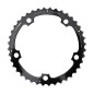 PLATEAU ROUTE 5BRA D.130 TA ALIZE TRIPLE 39DTS MILIEU NOIR ALU 7075 TYPE SHIMANO 8-9-10V.