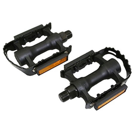 PEDALE VTT MARWI SP931 CORPS RESINE CAGE A CIER NOIR 9-16" (PAIRE SUR CARTE)