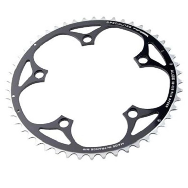 PLATEAU ROUTE DIAM 130 EXTER 50DTS NOIR ALIZE (COMP.SHIMANO) TA 8/9/10V. 5 BRANCHES