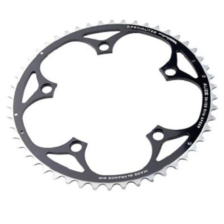 PLATEAU ROUTE DIAM 130 EXTER 50DTS NOIR ALIZE (COMP.SHIMANO) TA 8/9/10V. 5 BRANCHES