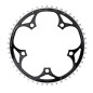 PLATEAU ROUTE 5BRA D.130 TA ALIZE 51DTS EXTERIEUR NOIR ALU 7075 TYPE SHIMANO 8-9-10V.