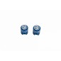 BOUCHON DE VALVE SCOOT-CYCLO REPLAY VS PISTON BLEU  (PAIRE)