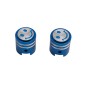 BOUCHON DE VALVE SCOOT-CYCLO REPLAY VS PISTON BLEU  (PAIRE)