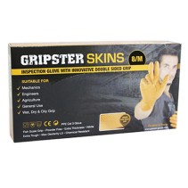 GANTS ATELIER NITRILE ECAILLES DE POISSON RESISTANT AUX PRODUITS CHIMIQUES, AUX HUILES, A L'ESSENCE ORANGE