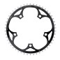PLATEAU ROUTE 5BRA D.130 TA ALIZE 52DTS EXTERIEUR NOIR ALU 7075 TYPE SHIMANO 8-9-10V.