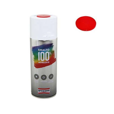 BOMBE DE PEINTURE AREXONS ACRYLIQUE 100 ROUGE FERRARI AEROSOL 400 ml (3624)