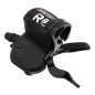 MANETTE ROUTE P2R POUR CINTRE PLAT  8V. PUSH-PULL COMPATIBLE SHIMANO TRIPLE (PAIRE)