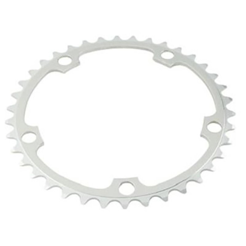 PLATEAU ROUTE DIAM 130 EXTER 52DTS ARGENT ALIZE (COMP.SHIMANO) TA 8/9/10V. 5 BRANCHES