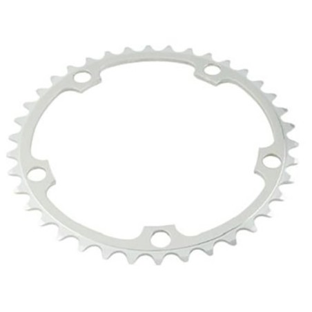 PLATEAU ROUTE DIAM 130 EXTER 52DTS ARGENT ALIZE (COMP.SHIMANO) TA 8/9/10V. 5 BRANCHES