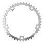 PLATEAU ROUTE 5BRA D.144 TA VINTAGE 42DTS INTERIEUR ARGENT ALU 7075 TYPE SHIMANO 7-8V.