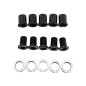 INTRAVIS PEDALIER TA COMPATIBLE LOOK ZED NOIR POUR PLATEAU ZENITH (JEU DE 5)