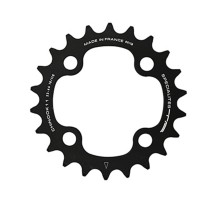 PLATEAU VTT 4BRA D.104 TA CHINOOK DOUBLE-TRIPLE 38DTS EXTERIEUR NOIR ALU POUR SHIMANO - SRAM - RACE FACE - FSA 10-11V.