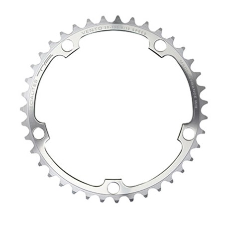 PLATEAU ROUTE 5BRA D.135 TA VENTO 39DTS INTERIEUR ARGENT ALU 7075 TYPE CAMPA 9-10V.