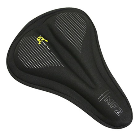 COUVRE SELLE VELO NEWTON GEL MEMOIRE DE FORME NOIR (270x195mm)