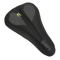 COUVRE SELLE VELO NEWTON GEL MEMOIRE DE FORME NOIR (280x165mm)