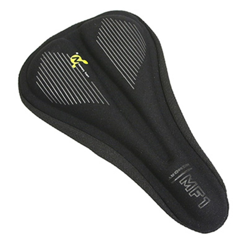 COUVRE SELLE VELO NEWTON GEL MEMOIRE DE FORME NOIR (280x165mm)